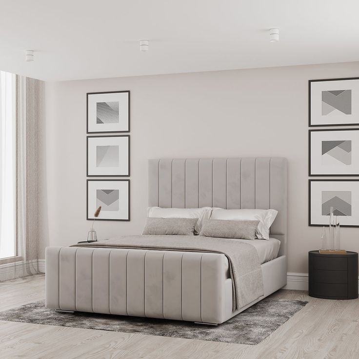 Trafalgar Line Ottoman Upholstered Storage Bed- 6ft Super king /Ottoman Gas Lift