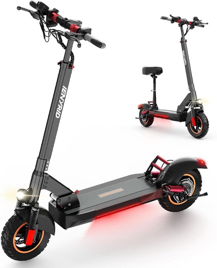 iENYRID M4 Pro S+ Electric Scooter with Seat 800W Motor 10" Pneumatic Tire Max 21/30 Mile Max 15/28Mph
