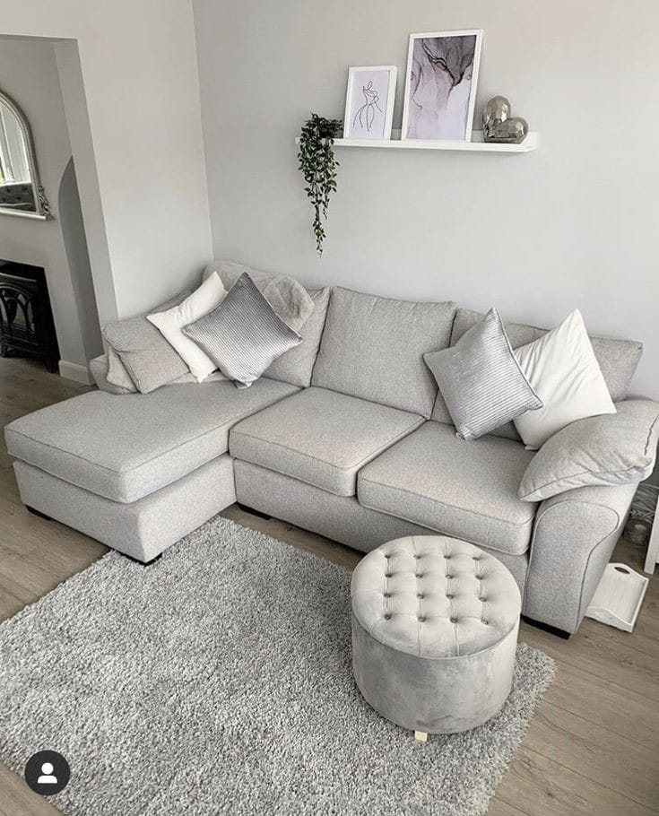 modern L-shaped sectional sofa