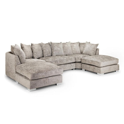 Luxury U-Shape Fabric Sofa